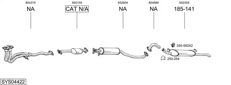 BOSAL SYS04422