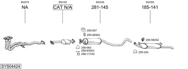 BOSAL SYS04424
