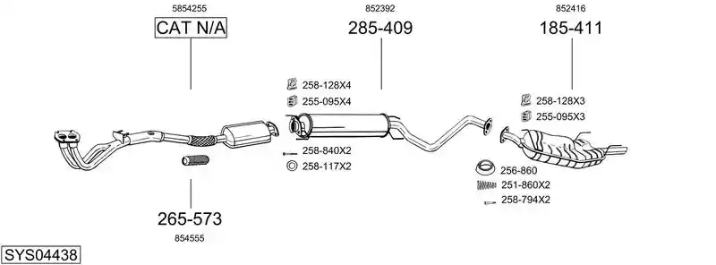 BOSAL SYS04438