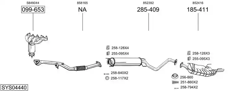 BOSAL SYS04440