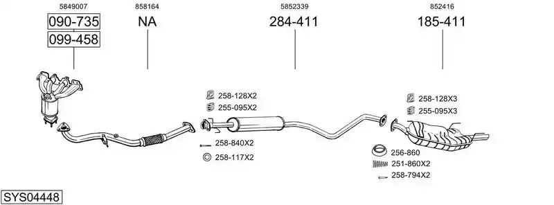 BOSAL SYS04448