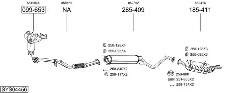 BOSAL SYS04456