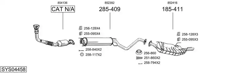 BOSAL SYS04458