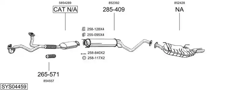 BOSAL SYS04459