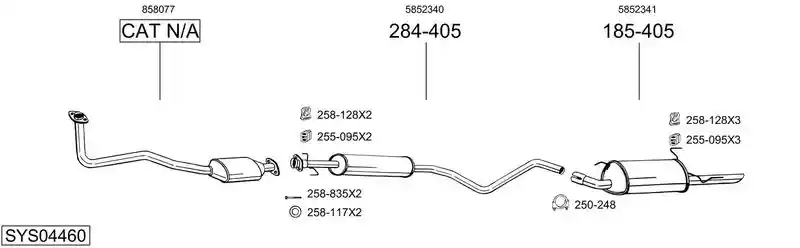 BOSAL SYS04460