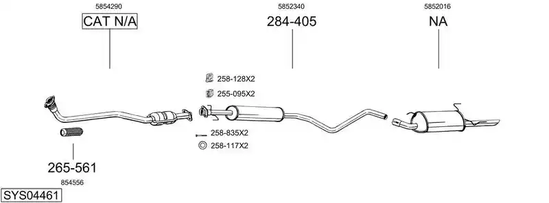 BOSAL SYS04461