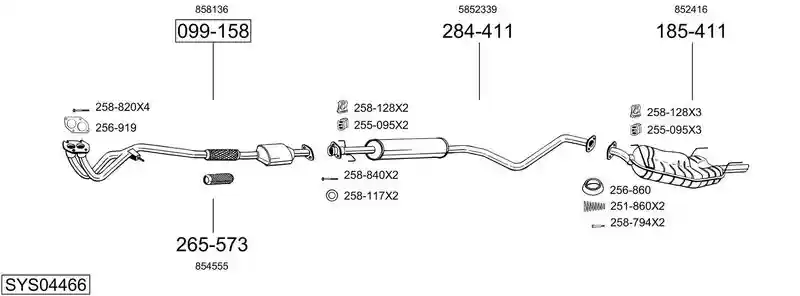 BOSAL SYS04466