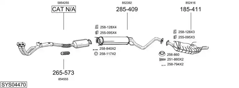 BOSAL SYS04470