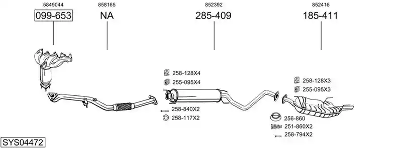 BOSAL SYS04472