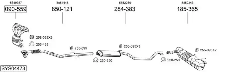 BOSAL SYS04473
