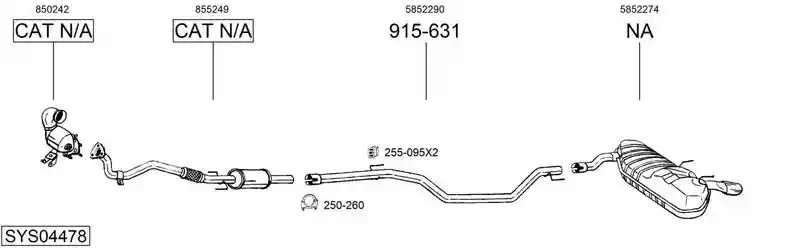 BOSAL SYS04478