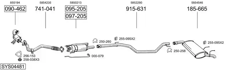 BOSAL SYS04481