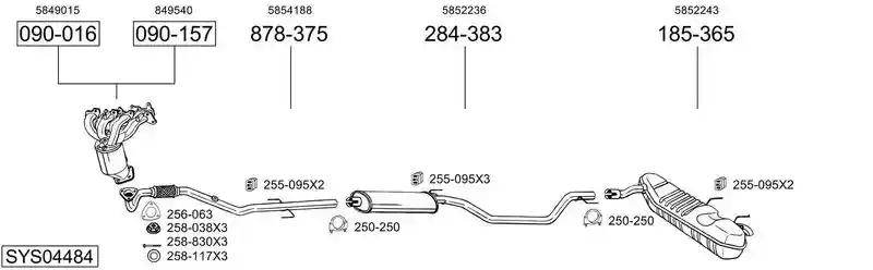 BOSAL SYS04484