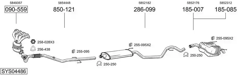 BOSAL SYS04486