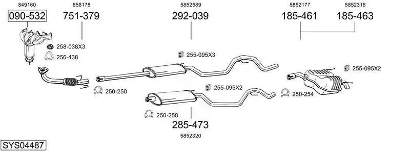 BOSAL SYS04487
