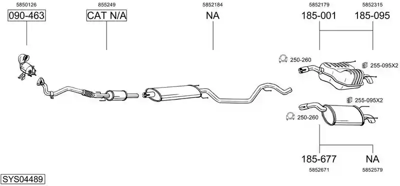 BOSAL SYS04489