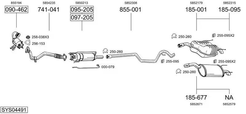 BOSAL SYS04491