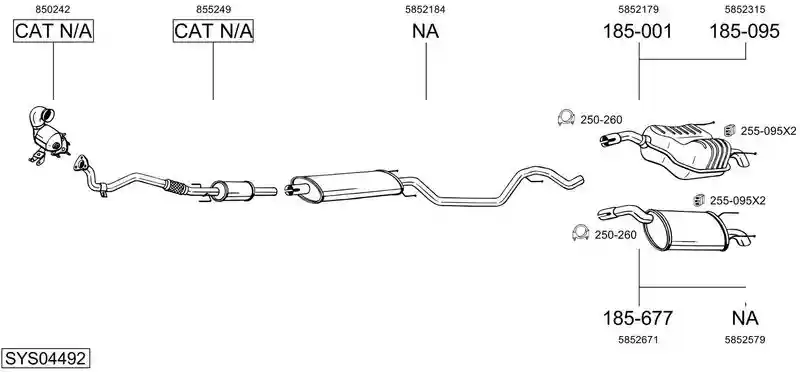 BOSAL SYS04492