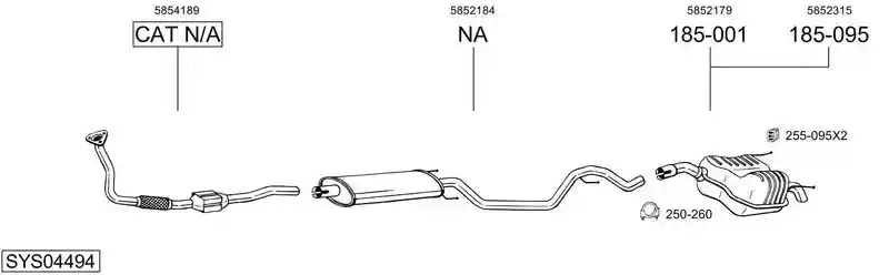 BOSAL SYS04494