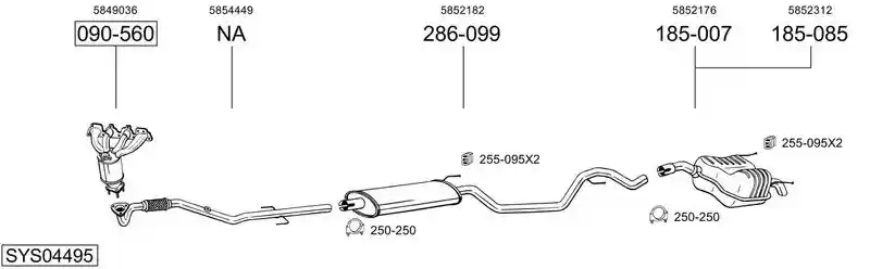 BOSAL SYS04495