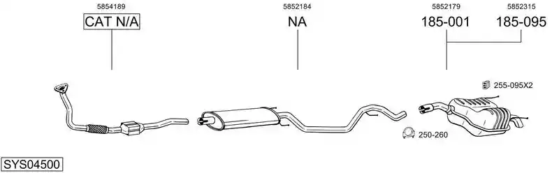 BOSAL SYS04500