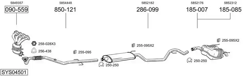 BOSAL SYS04501