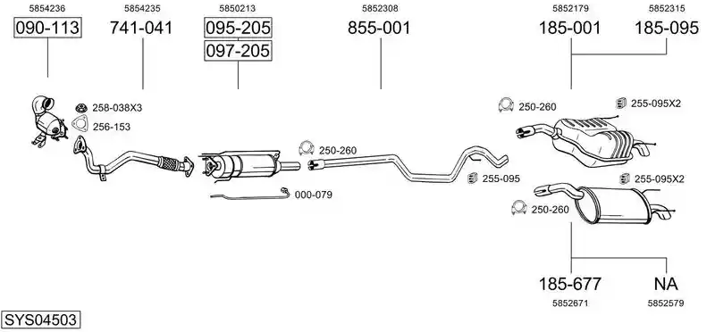 BOSAL SYS04503