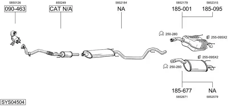 BOSAL SYS04504