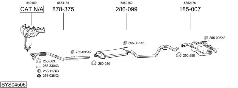 BOSAL SYS04506