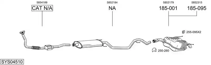BOSAL SYS04510
