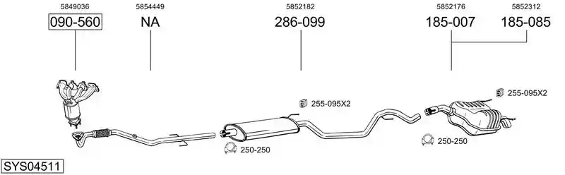 BOSAL SYS04511