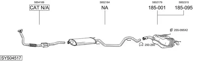 BOSAL SYS04517