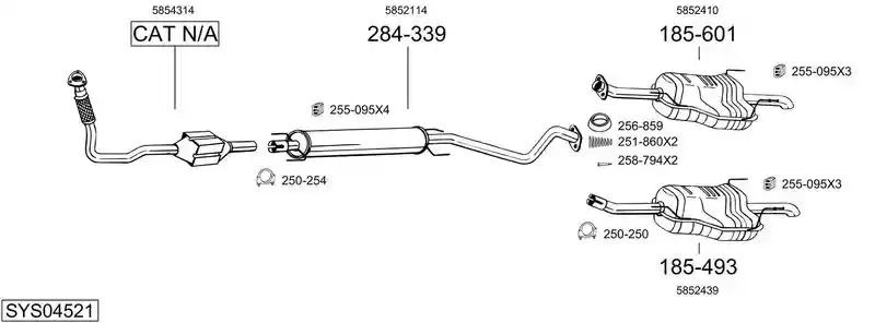 BOSAL SYS04521