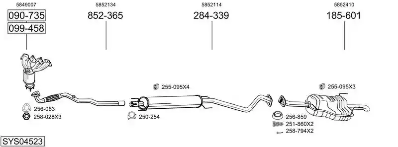BOSAL SYS04523