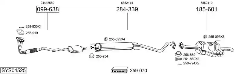 BOSAL SYS04525