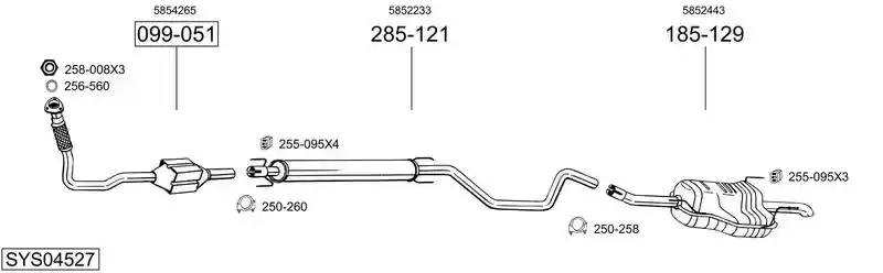 BOSAL SYS04527