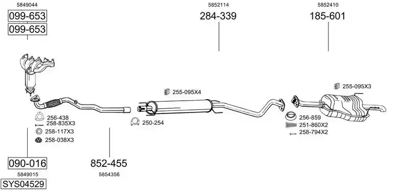 BOSAL SYS04529