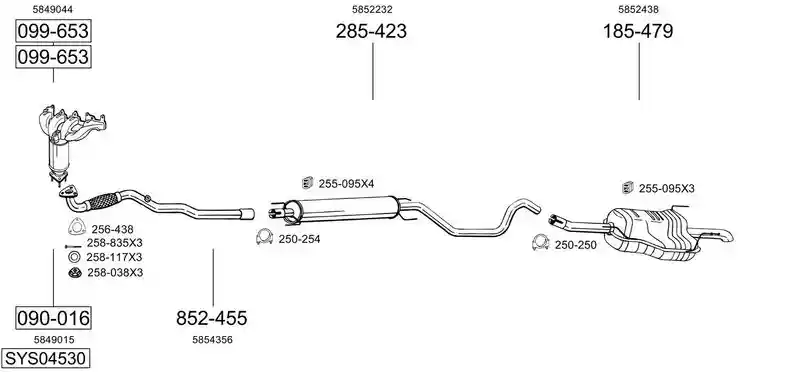 BOSAL SYS04530