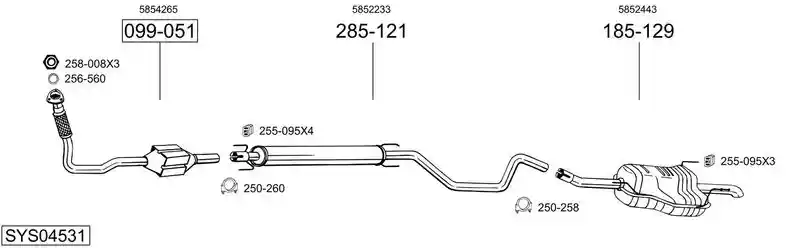 BOSAL SYS04531