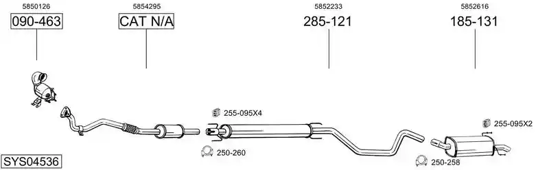 BOSAL SYS04536