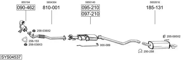 BOSAL SYS04537
