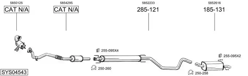 BOSAL SYS04543