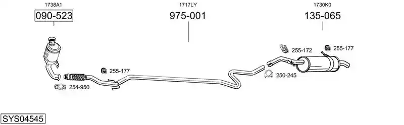 BOSAL SYS04545