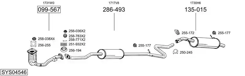 BOSAL SYS04546