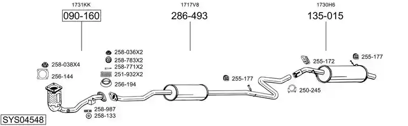 BOSAL SYS04548