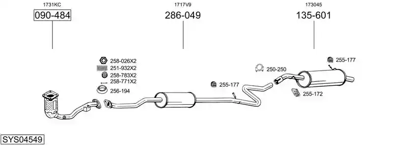 BOSAL SYS04549