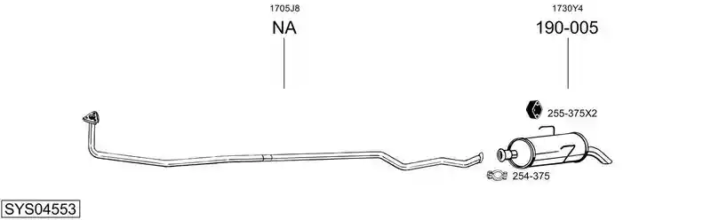 BOSAL SYS04553