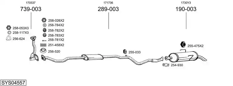 BOSAL SYS04557