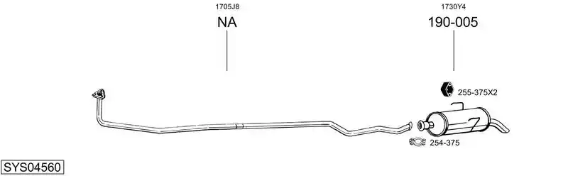 BOSAL SYS04560