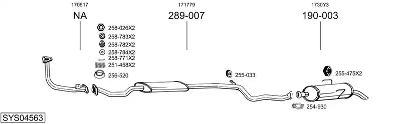 BOSAL SYS04563